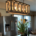 One Allium Way® Vandenberg 5-light Kitchen Island Chandelier, Farmhouse ...